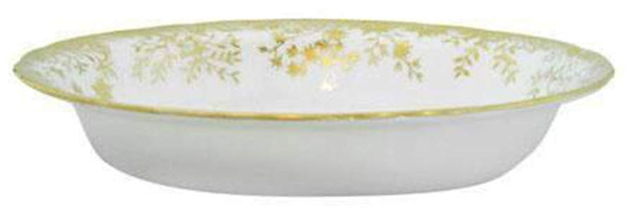 Arboretum Gold 9" Oval Vegetable Bowl by Royal Crown Derby-1