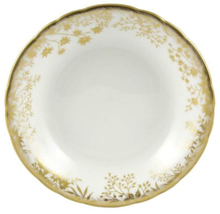 Arboretum Gold Coupe Cereal Bowl by Royal Crown Derby-1