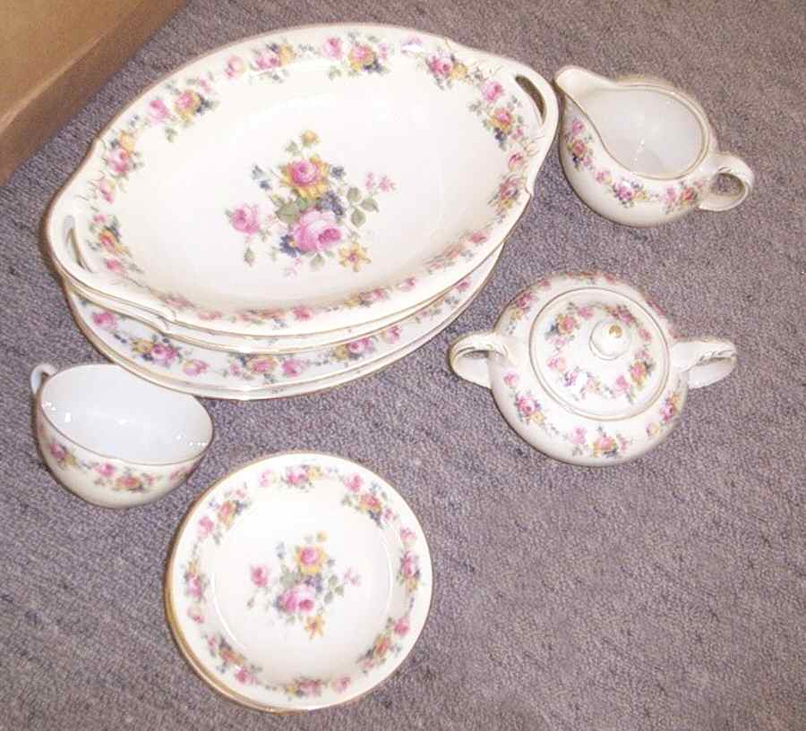 Rosemere, The Fruit/Dessert (Sauce) Bowl by Royal Ivory (Czech, Germany)-1