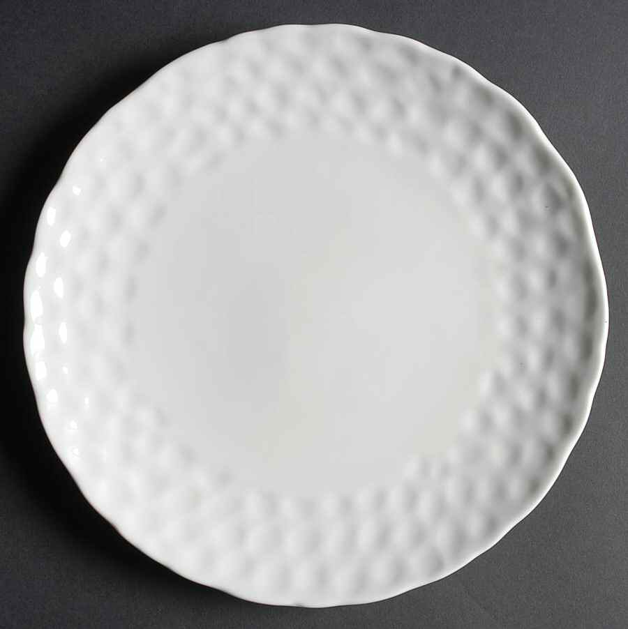 Vanilla Marble Dinner Plate by Red Vanilla-1