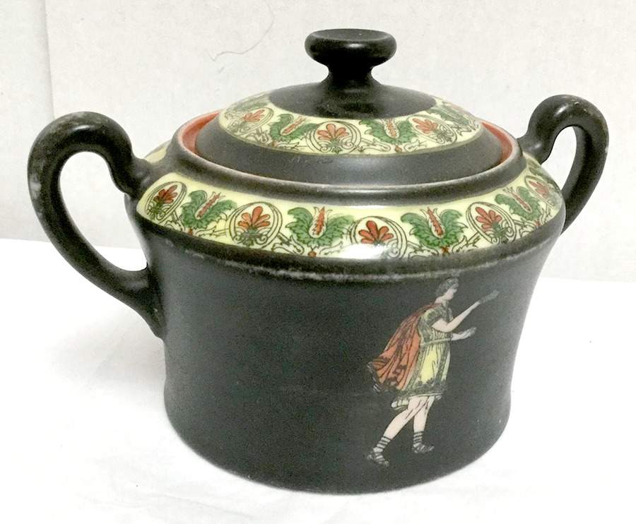 Corinthian Ware Sugar Bowl & Lid by Royal Bayreuth-1