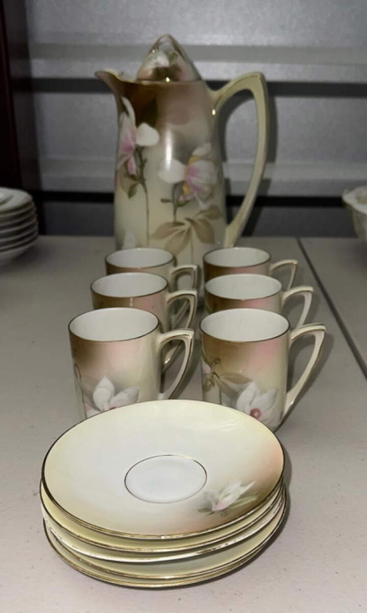 RHS54 Flat Cup & Saucer Set by Reinhold Schlegelmilch-1