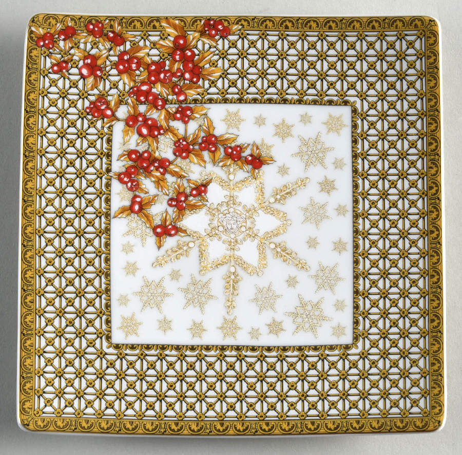 Christmas in Your Heart 5" Square Candy Dish by Rosenthal - Continental-1