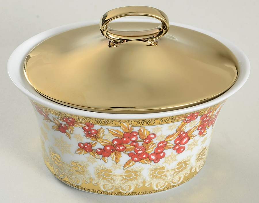 Christmas in Your Heart Sugar Bowl & Lid by Rosenthal - Continental-1