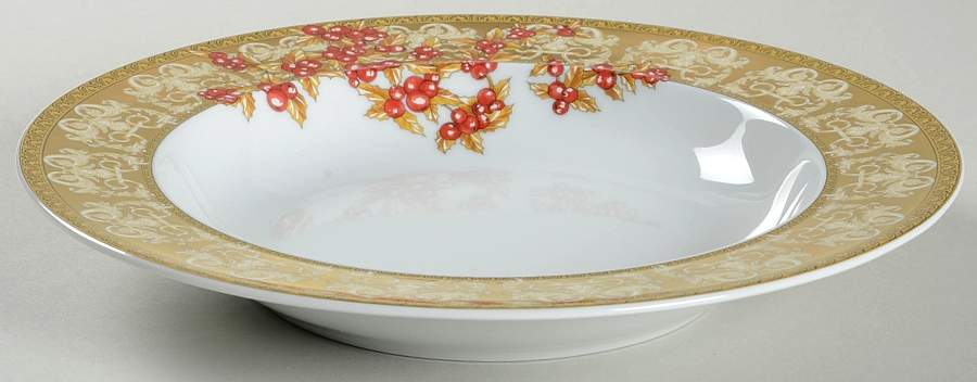 Christmas in Your Heart Rim Soup Bowl by Rosenthal - Continental-1