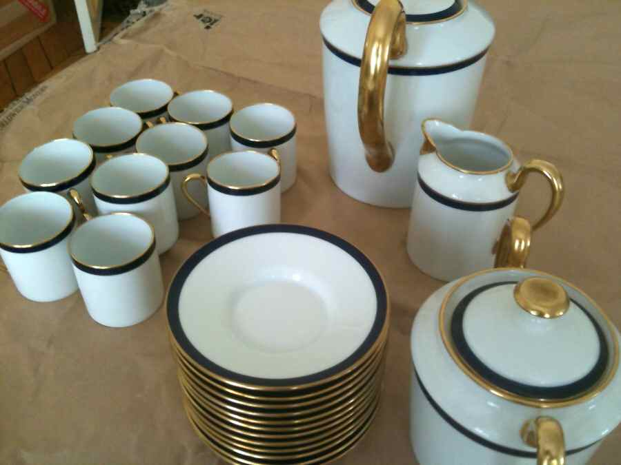 RYD86 Flat Demitasse Cup & Saucer Set by Raynaud-1
