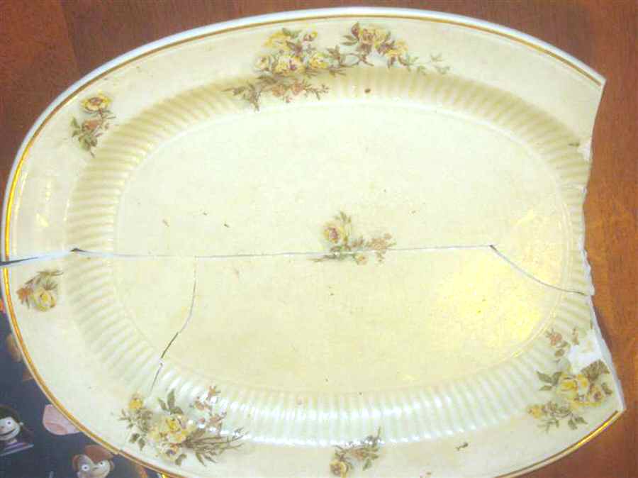 RID81 16" Oval Serving Platter by Ridgway (Ridgways)-1