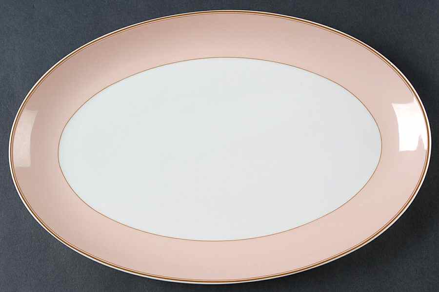 Solitaire 12" Oval Serving Platter by Royal Tettau-1