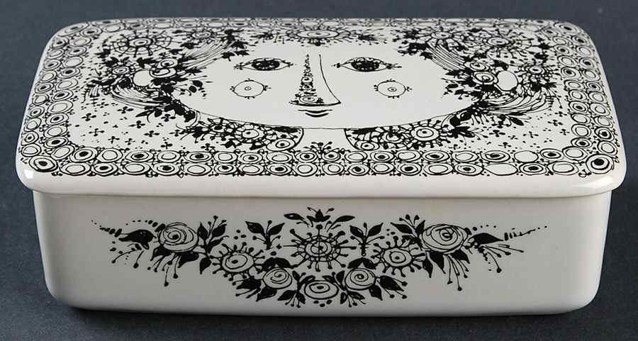 La Paloma Rectangular Box with Lid by Rosenthal - Continental-1
