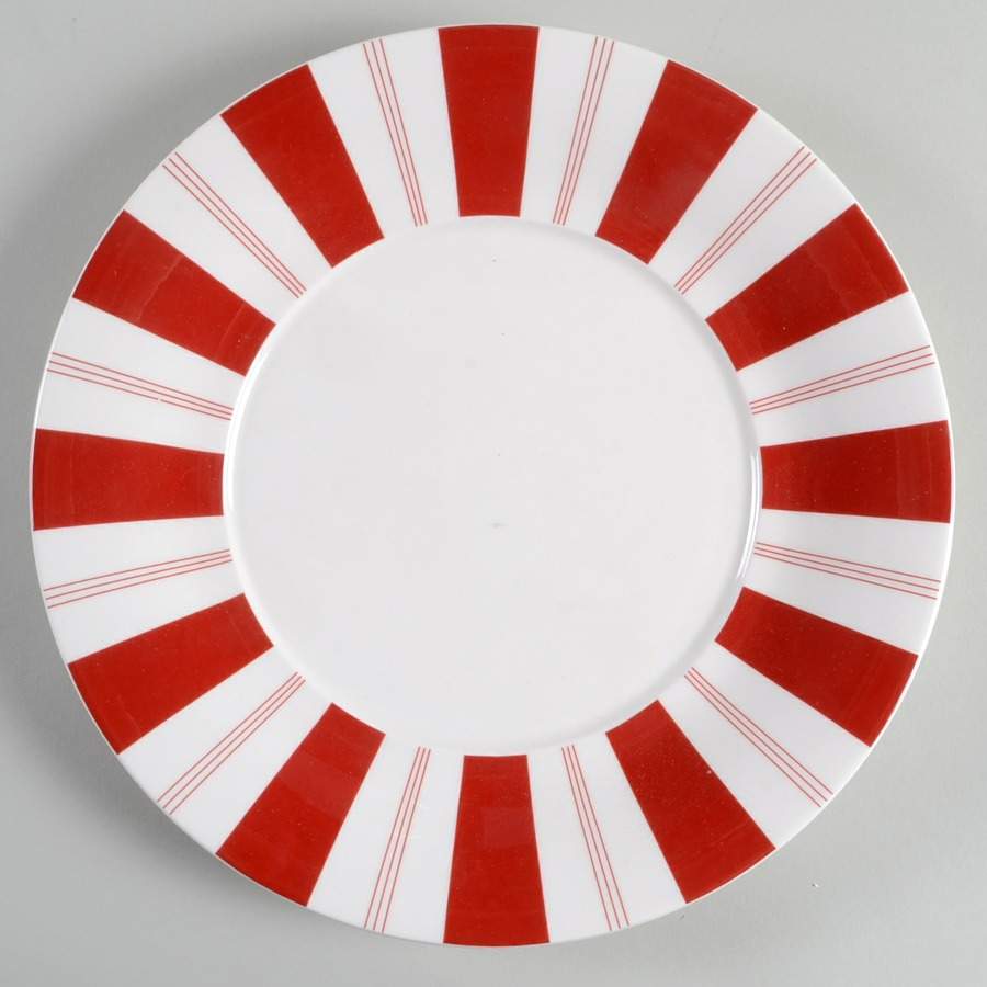 Tuxedo Rouge Dinner Plate by Red Vanilla-1