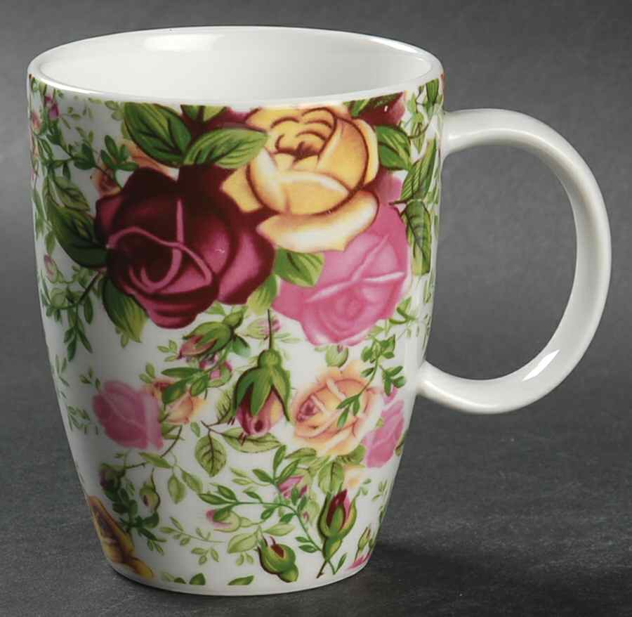 Country Rose Chintz Mug by Royal Albert-1