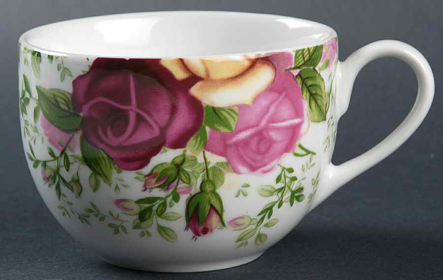Country Rose Chintz Flat Cup by Royal Albert-1