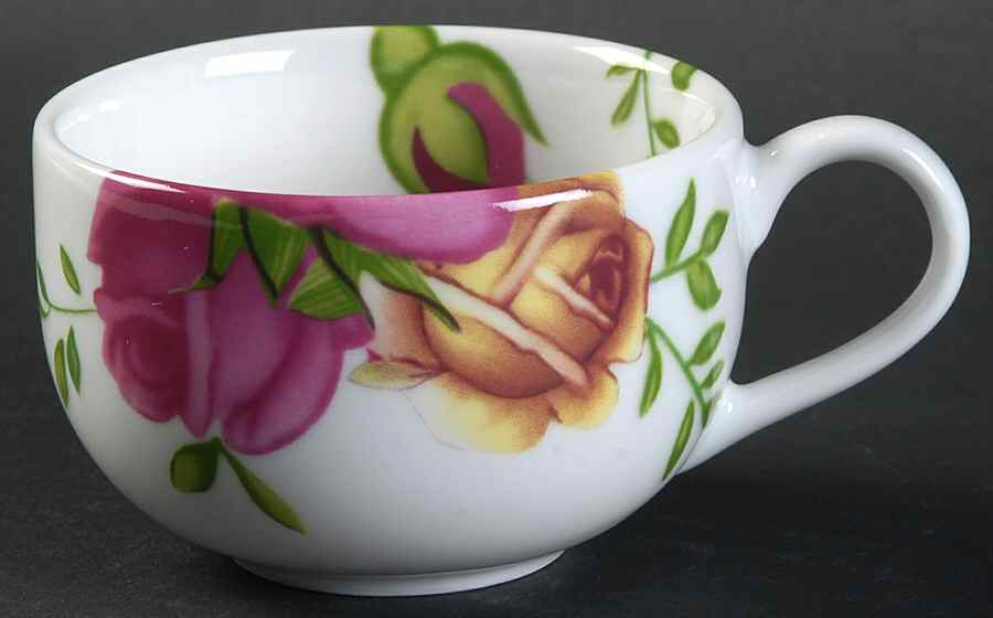 Country Rose Flat Demitasse Cup by Royal Albert-1