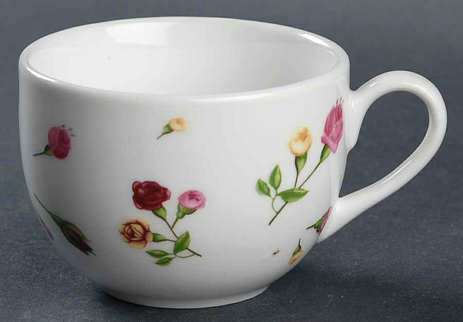 Country Rose Buds Flat Cup by Royal Albert-1
