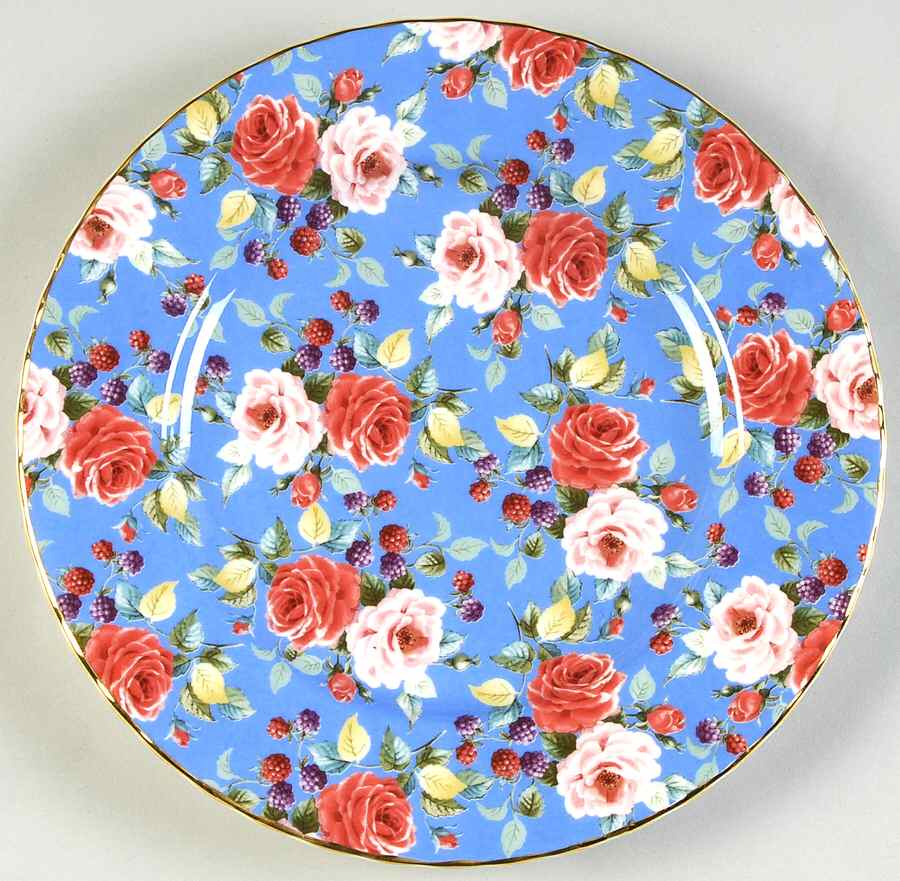 Rosa Salad Plate by Royal Albert-1