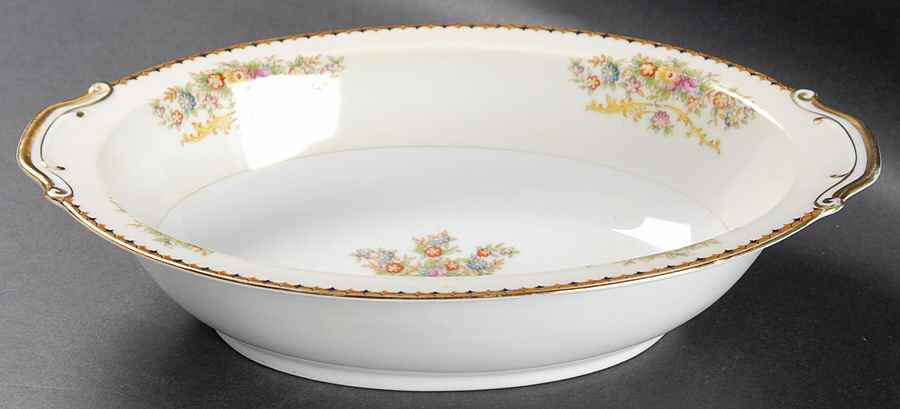 Adeline 10" Oval Vegetable Bowl by Royal China Japan-1