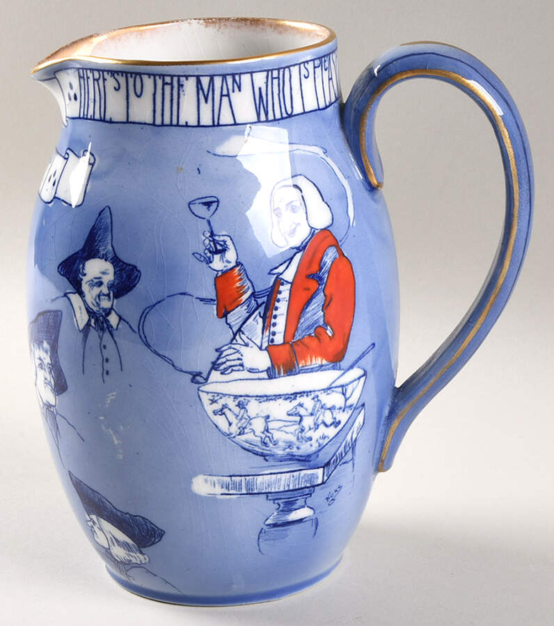 Toasting Mottoes A 56 Oz Tavern Pitcher by Royal Doulton-1
