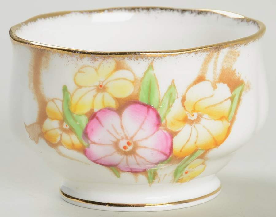Petunia Mini Open Sugar Bowl by Royal Albert-1