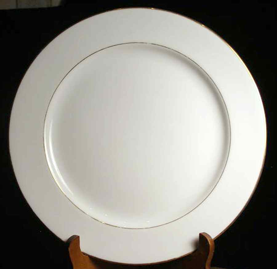 RO75 White Dinner Plate by Rose (Japan)-1