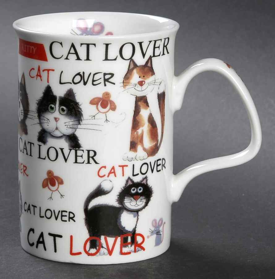 Love My Cat Mug by Roy Kirkham-1