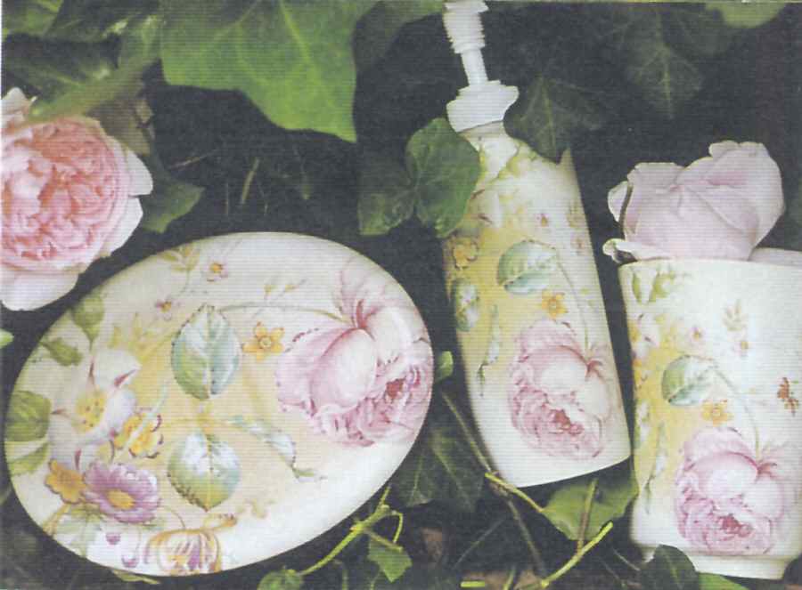 Rachel's Rose Soap Dish by Royal Crownford-1