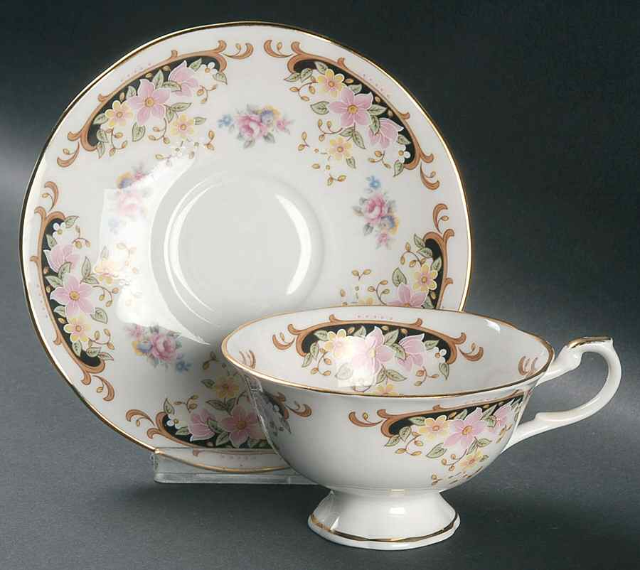 RCS18 Footed Cup & Saucer Set by Royal Castle-1