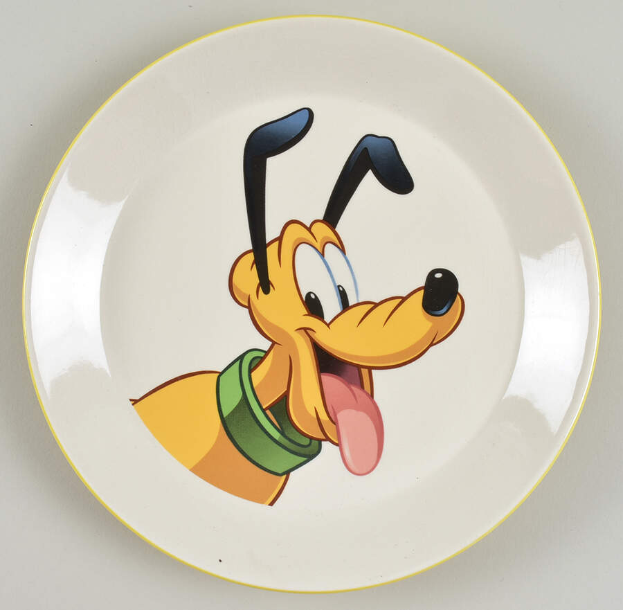 Mickey & Minnie Mouse Child's Plate by Royal Doulton-1