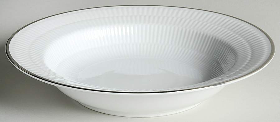Platinum Rim Soup Bowl by Royal Copenhagen-1