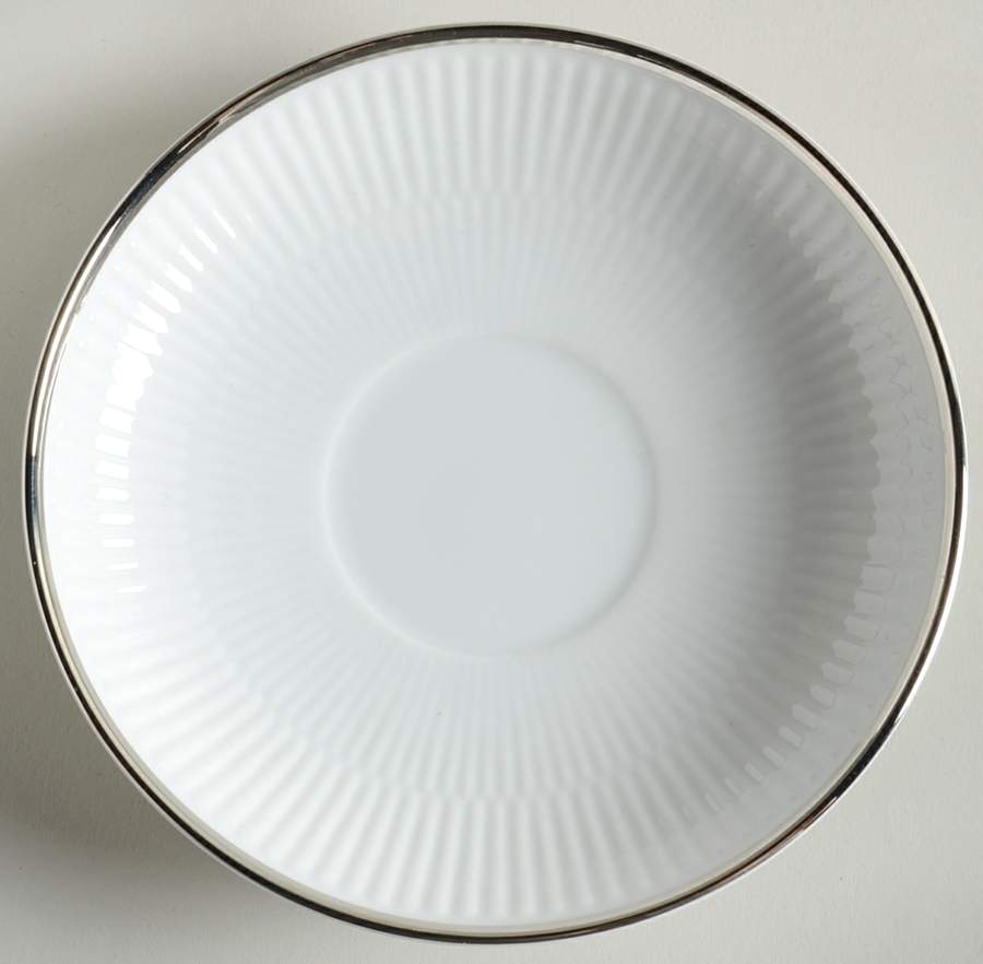 Platinum Saucer by Royal Copenhagen-1