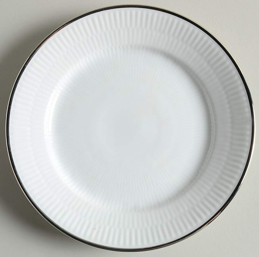 Platinum Dessert/Pie Plate by Royal Copenhagen-1