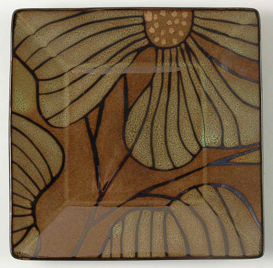 Shana Taupe Salad Plate by Roscher & Co-1