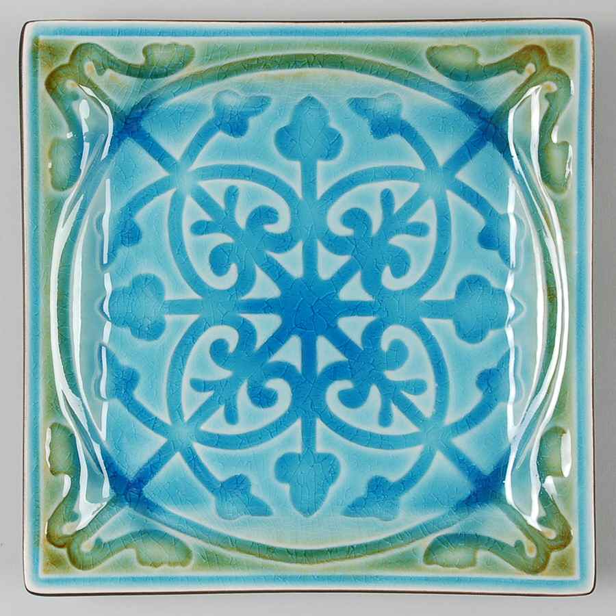 Lorelei Blue Salad Plate by Roscher & Co-1