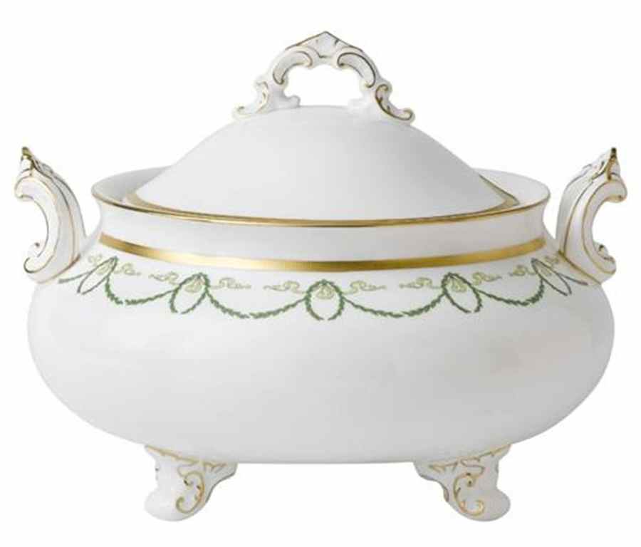 Titanic (Newer 2010) Tureen &  Lid by Royal Crown Derby-1