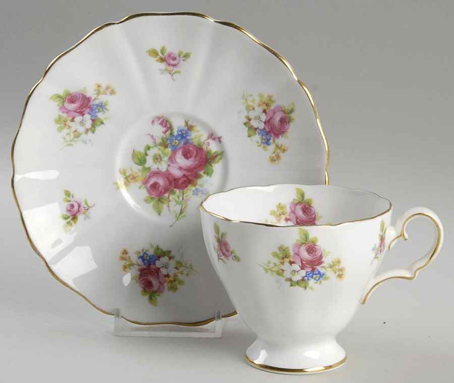 1282 Footed Cup & Saucer Set by Royal Standard-1