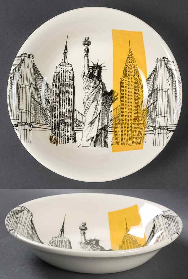 City Sketch Coupe Cereal Bowl by Royal Stafford-1