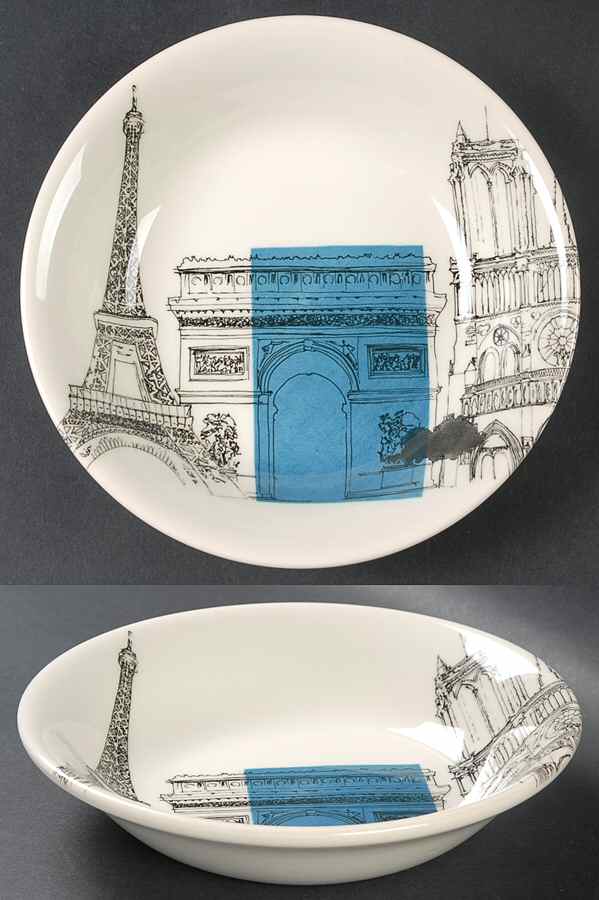 City Sketch Coupe Cereal Bowl by Royal Stafford-1