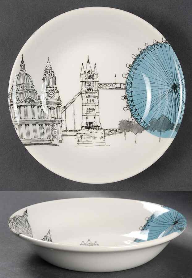 City Sketch Coupe Cereal Bowl by Royal Stafford-1