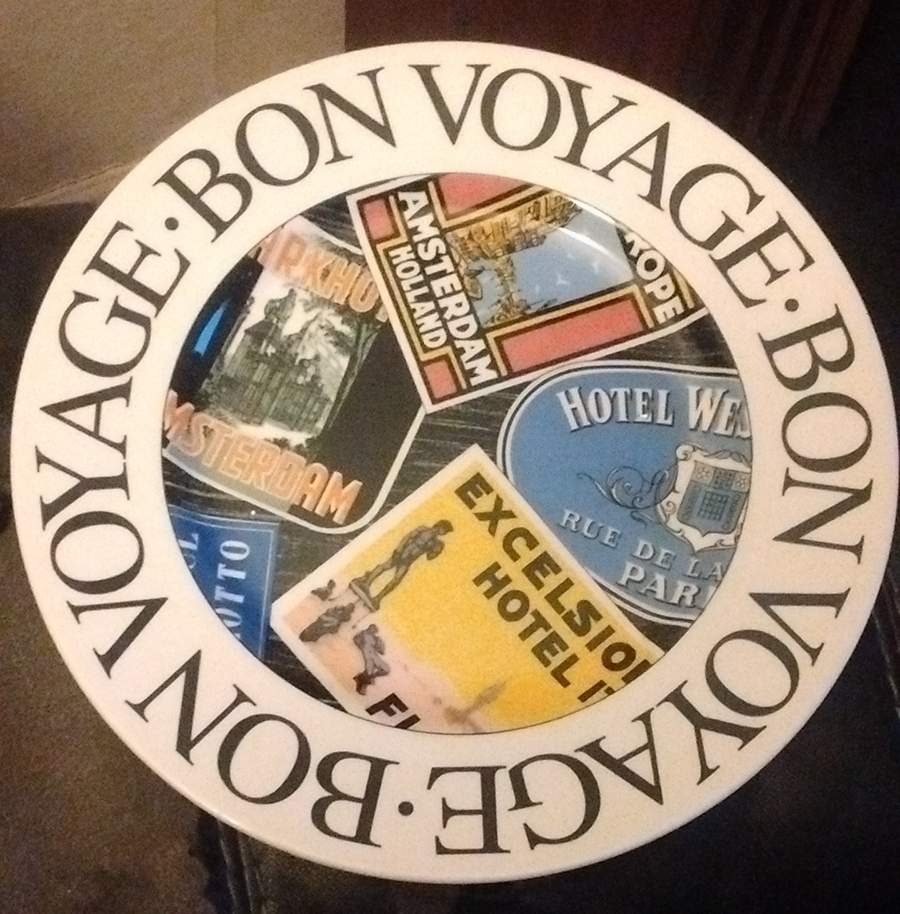 Bon Voyage Dinner Plate by Royal Stafford-1