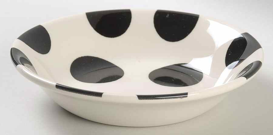 Black Spot Coupe Cereal Bowl by Royal Stafford-1