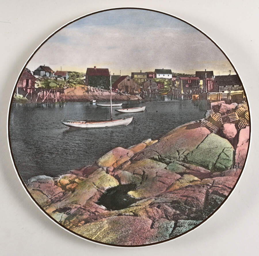 Maritime Provinces Dinner Plate by Royal Doulton-1