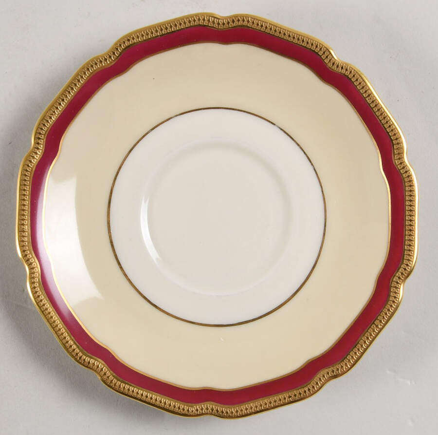 2753 Red Saucer by Rosenthal - Continental-1