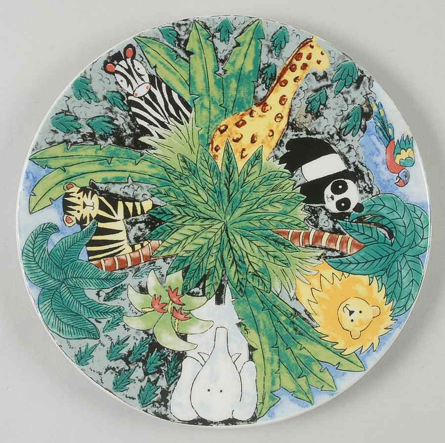 Jungle Kids Child's Plate by Retroneu-1