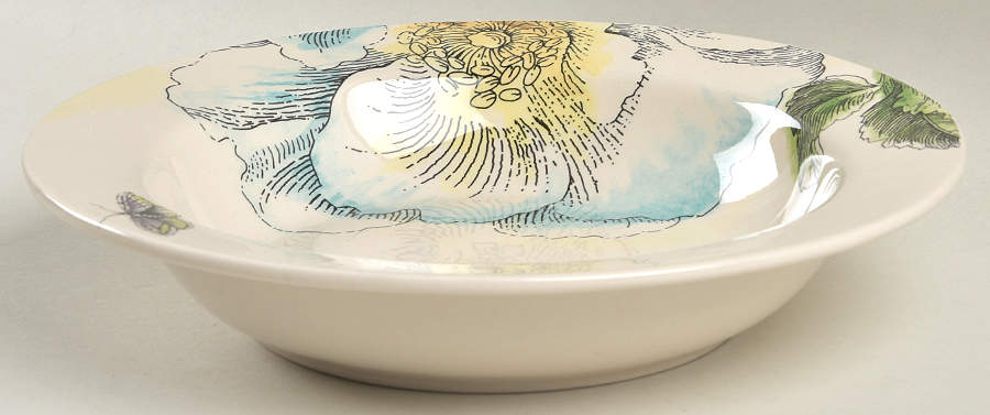 Edie Rose Bloom Collection Large Rim Soup Bowl by Rachel Bilson-1