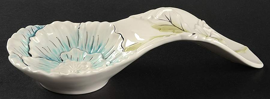 Edie Rose Bloom Collection Spoon Rest/Holder (Holds 1 Spoon) by Rachel Bilson-1