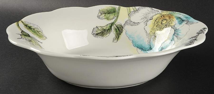 Edie Rose Bloom Collection 12" Oval Vegetable Bowl by Rachel Bilson-1