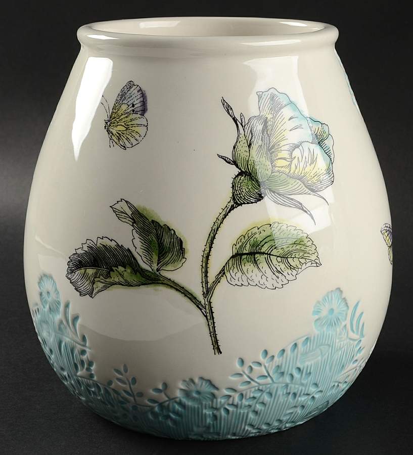 Edie Rose Bloom Collection Large Canister No Lid by Rachel Bilson-1
