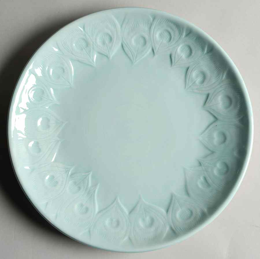 Edie Rose Peacock Collection Dinner Plate by Rachel Bilson-1