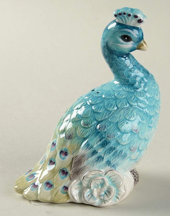 Edie Rose Peacock Collection Figural Salt Shaker by Rachel Bilson-1