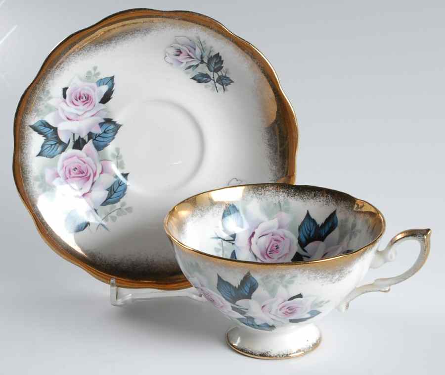3215 Footed Cup & Saucer Set by Royal Standard-1