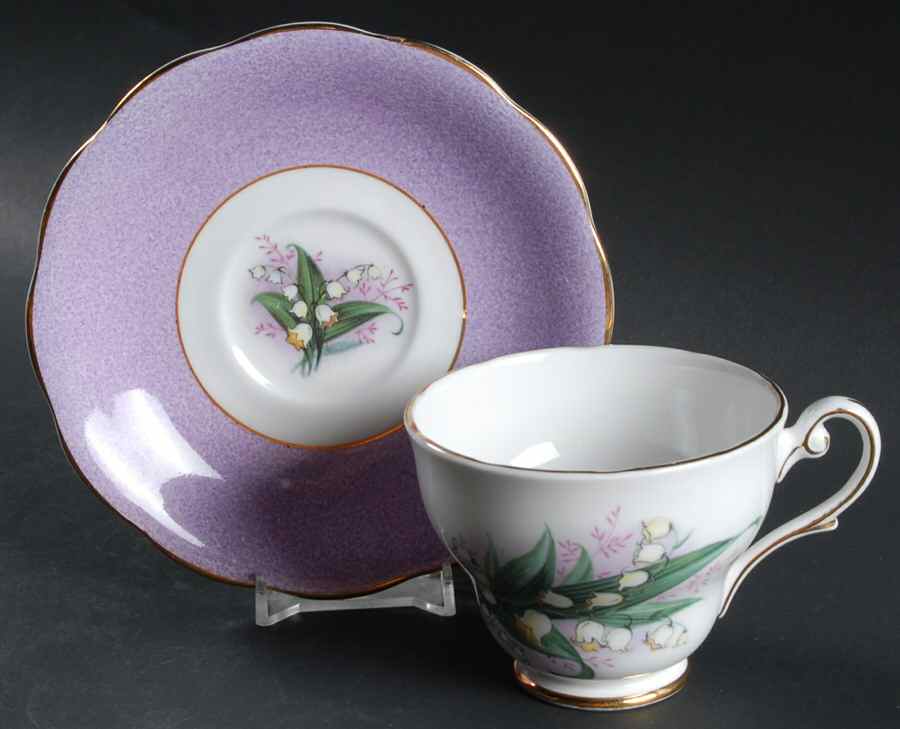2609 Footed Cup & Saucer Set by Royal Standard-1